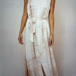 NWT! BELLA DAHL Side Slit Maxi Dress - Dune Dye (Large)